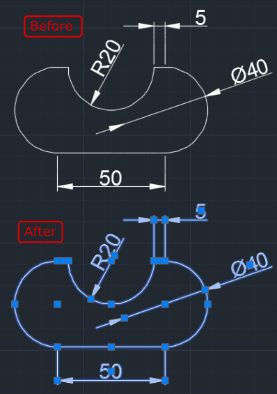 انتخاب اشیا در اتوکد
